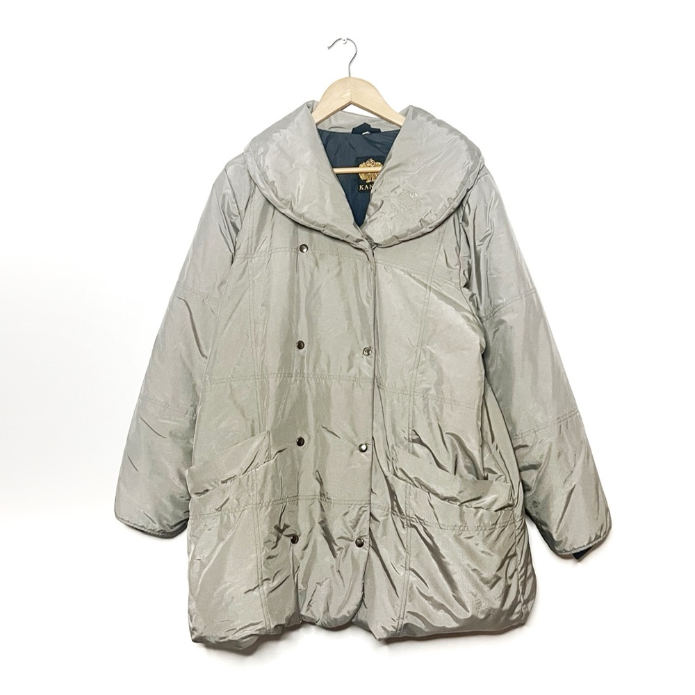 Kanuk | Grey Collared Puffer Jacket